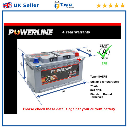 Efb battery fits ford - ford, focus