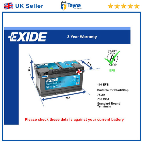 Efb car battery - efb,