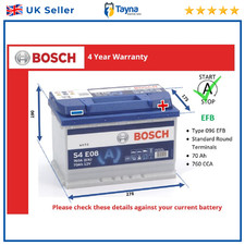 EFB Car Battery fits NISSAN