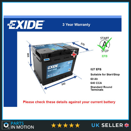 Efb car battery - battery, el600